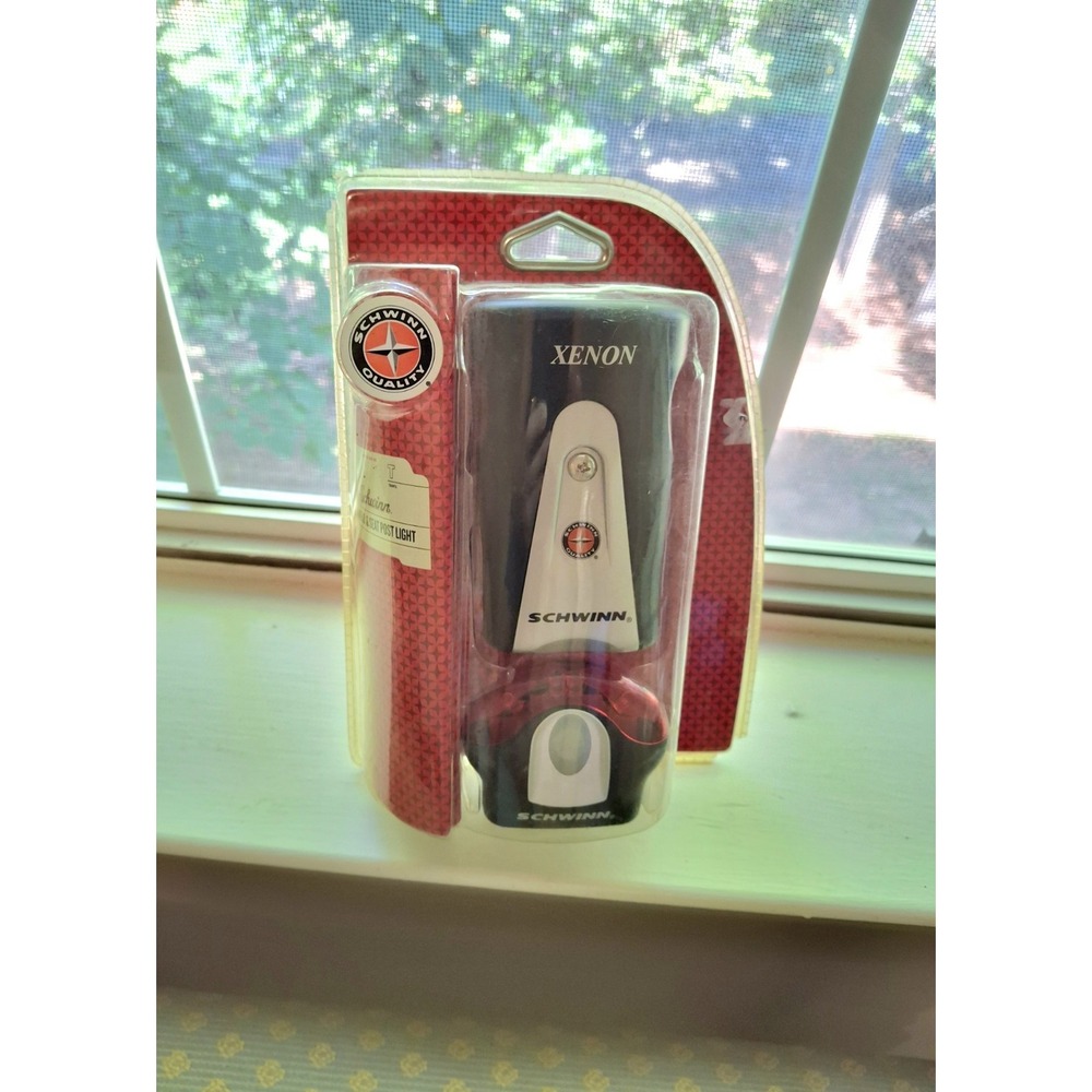 New Schwinn Xenon Bicycle Headlight and Seat Post Light Super Bright